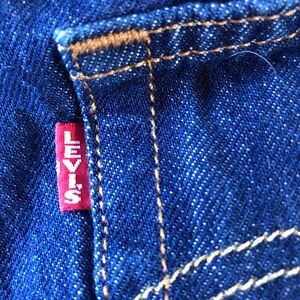 Levi's Modern Big E Blue Denim Jeans